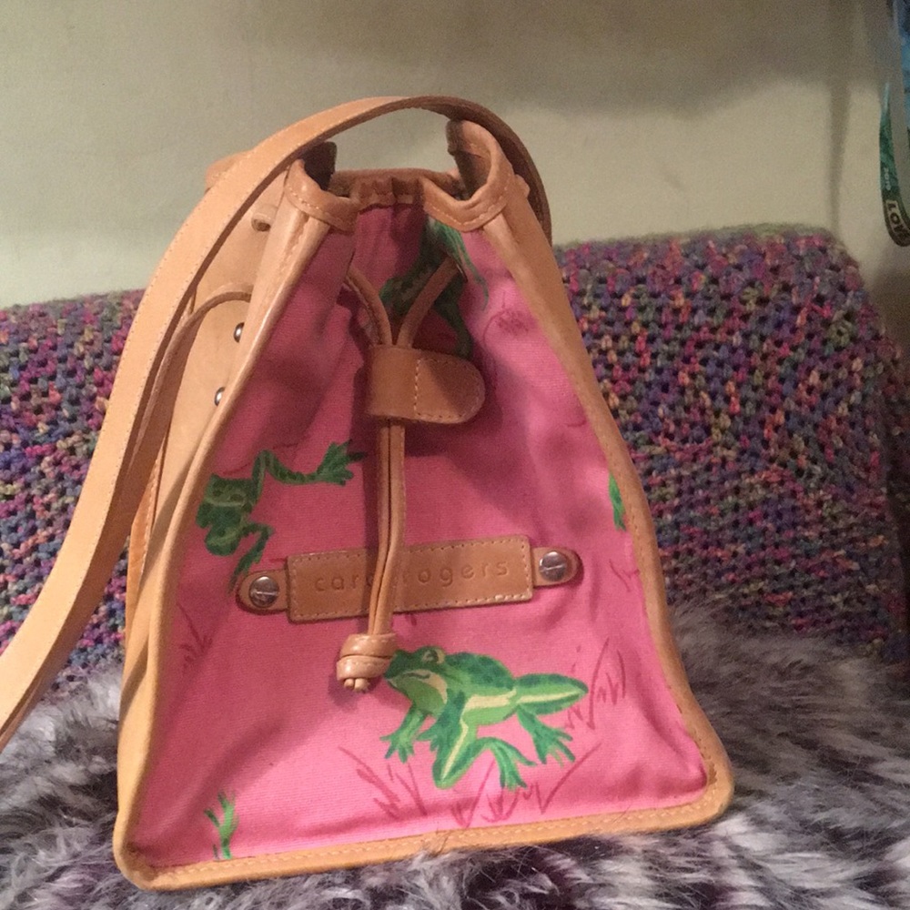Cara Rogers bag leather/material super cute golf
